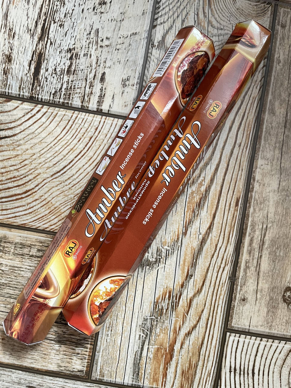 

Благовоние RAJ Amber Шестигранник (Янтарь)