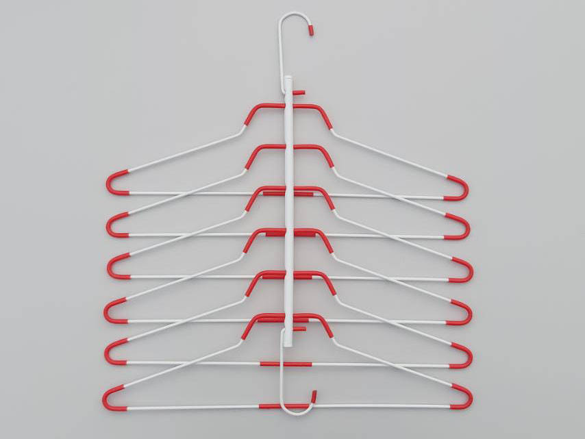 

Многоярусная металлическая вешалка-лестница, длина 41,5 см, Белый