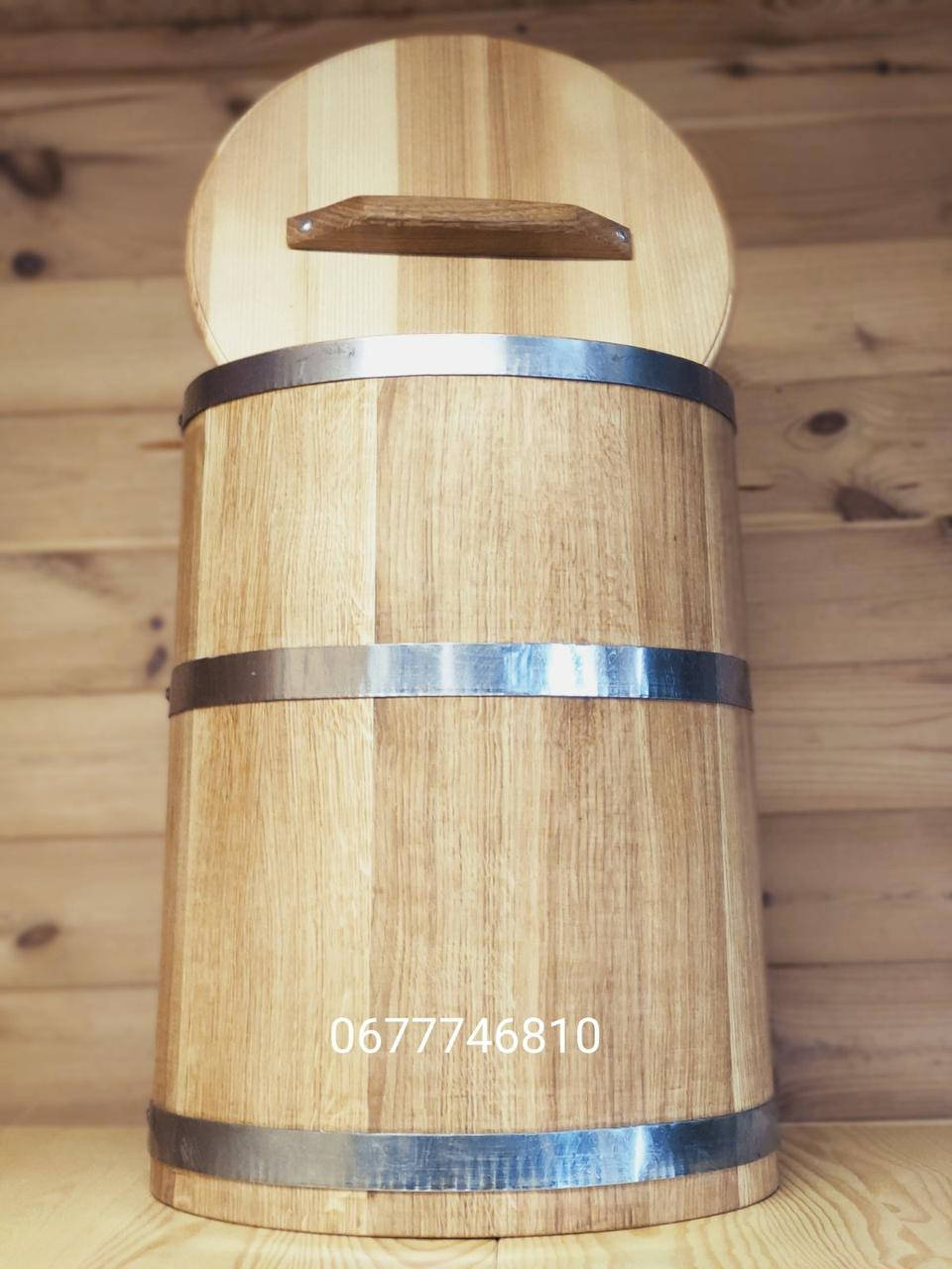 

Бочка дубовая,кадка для солений. 40л.