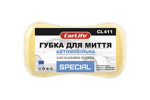 

Губка мочалка для мытья автомобиля Carlife SPECIAL с большими порами