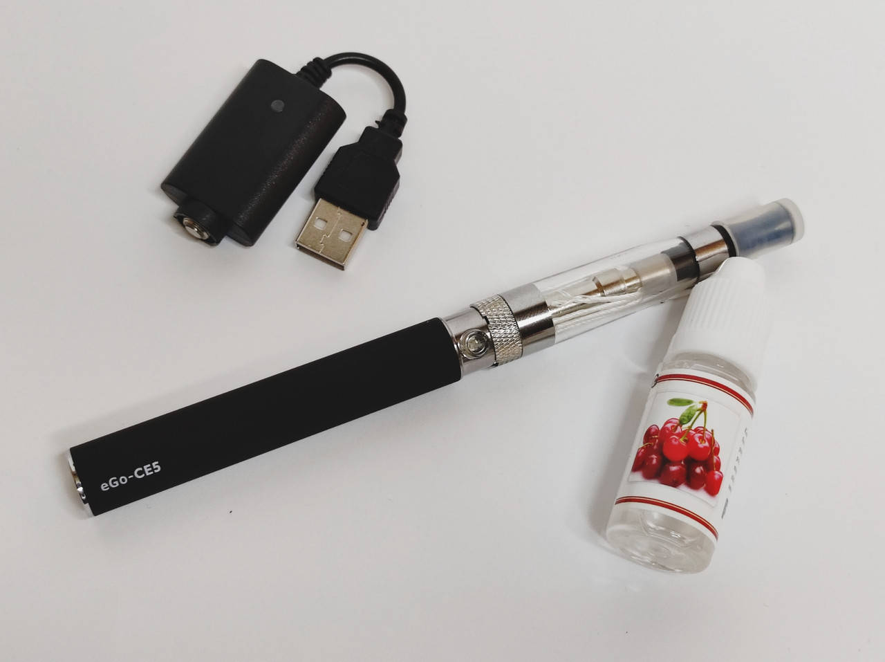 

Электронная сигарета EGO CE5 1100 mAh, Чёрная !, Черный