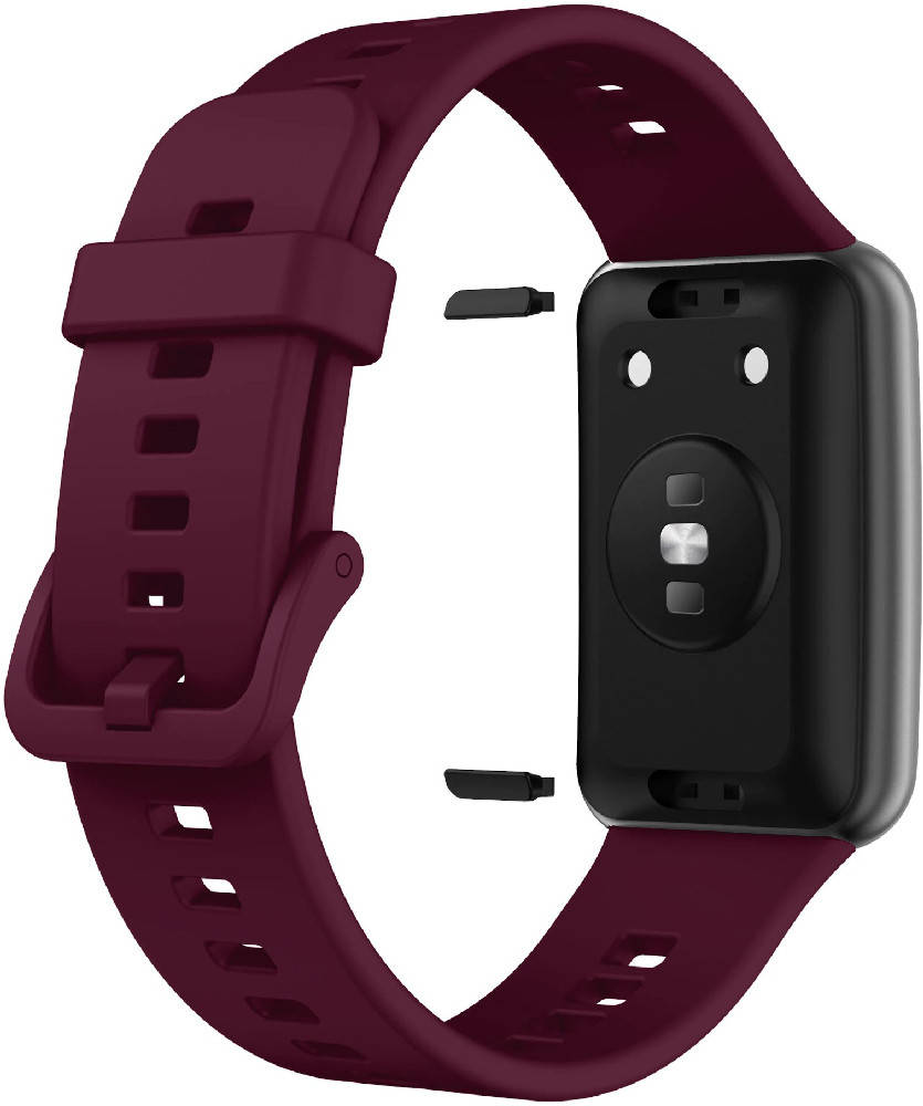 

Силиконовый ремешок Originalic для Huawei Watch Fit Марсала