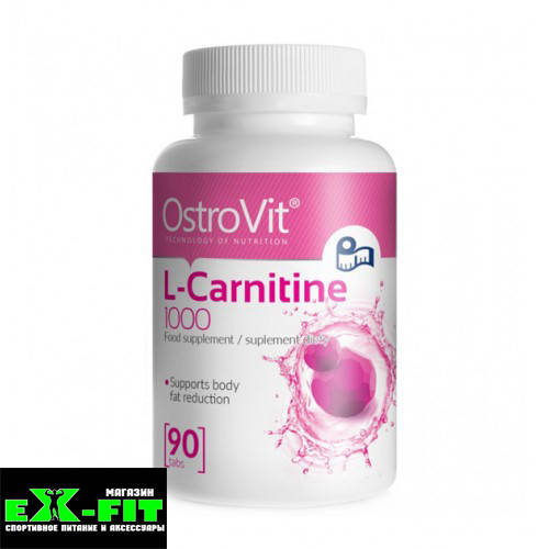 

Л-Карнитин OstroVit L-Carnitine 1000 (90 tabs)