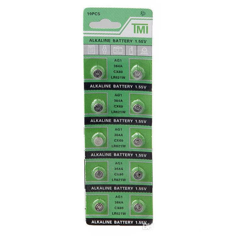 

Батарейка TMI AG1 LR621 1,55V, Alkaline, Blister -
