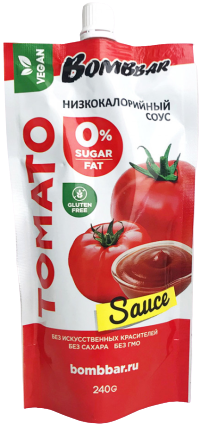 

Низкокалорийный соус Bombbar Сладкий Томат (240 грамм)