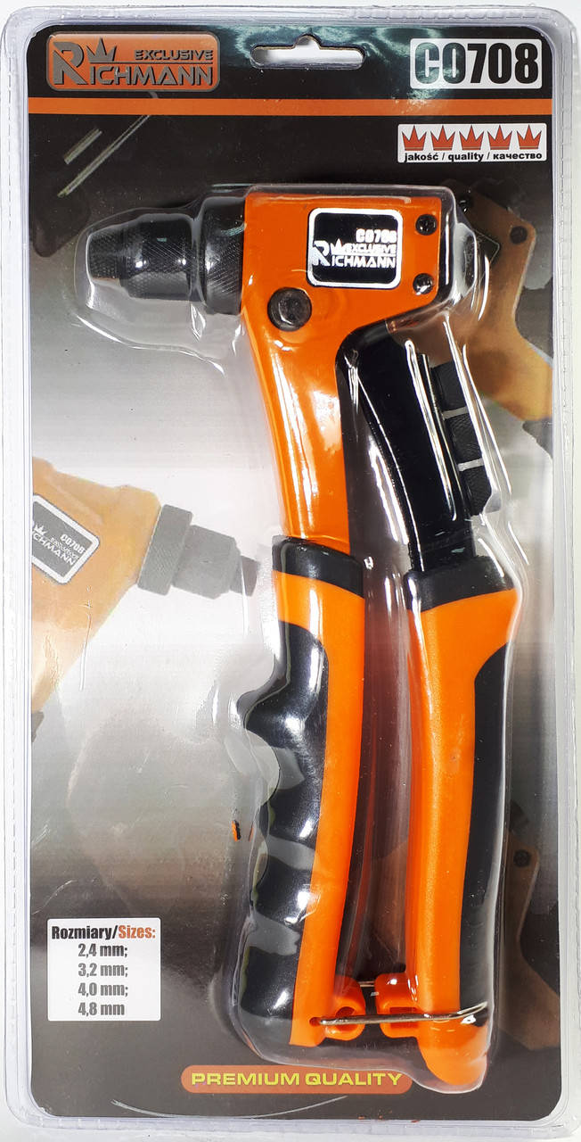 

Пистолет заклепочный ручной, 200 мм, RICHMANN (C0708)