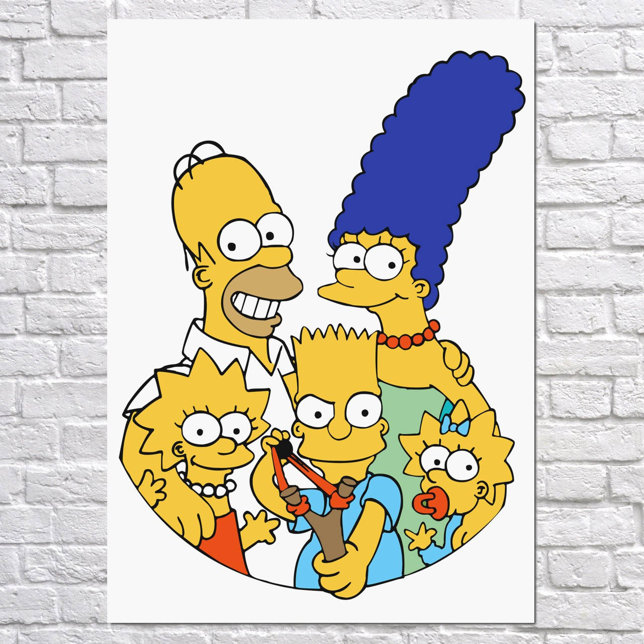 

Плакат "Симпсоны и Барт с рогаткой, Simpsons" (артикул 1028) 42, Полуглянец, 30