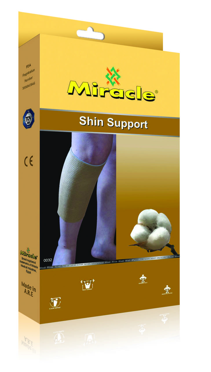 

Бандаж на голень эластичный 100% хлопок Miracle