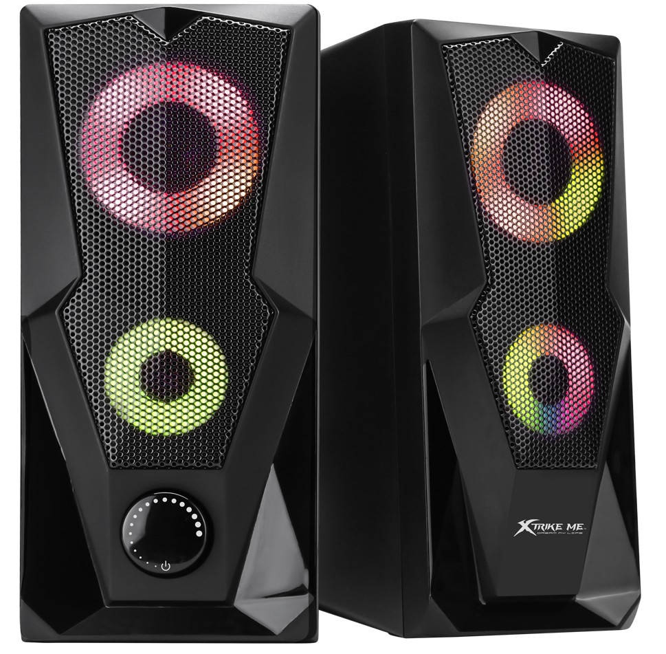 

Колонки компьютерные XTRIKE ME RGB Backlight SK-501, черные