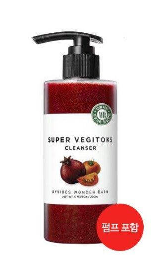 

Осветляющее детокс очищение для лица Wonder Bath Super Vegitoks Cleanser Red