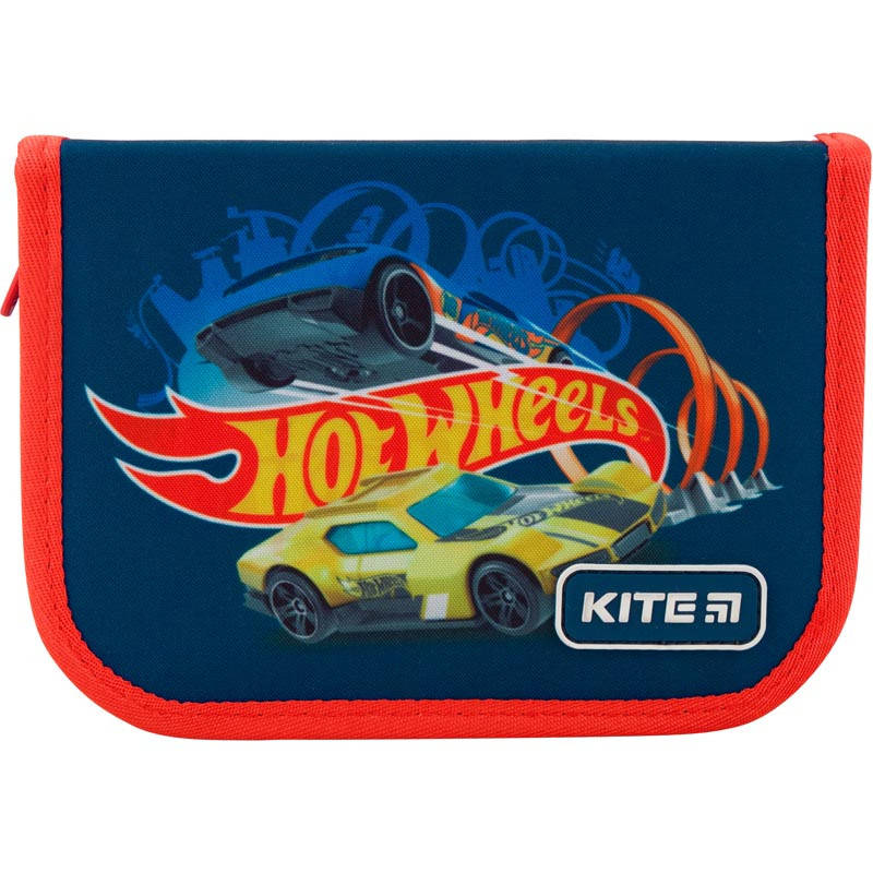 

Пенал с наполнением Kite Education Hot Wheels HW19-622H-1, 1 отделение, 2 отворота