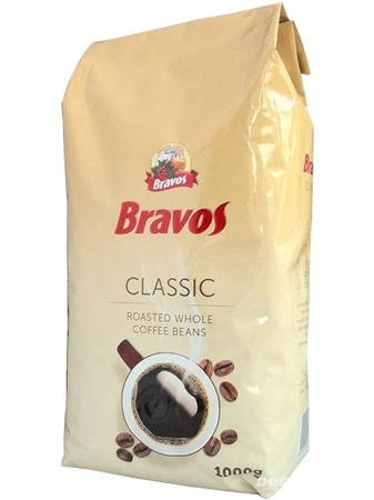 

Кофе в зернах Бравос, Bravos Classic, 1кг , Венгрия, 100% робуста,Оригинал,