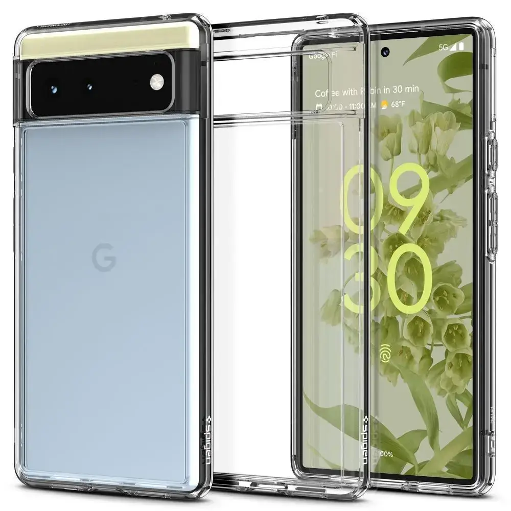 

Чехол Spigen Ultra Hybrid для Google Pixel 6 Crystal Clear