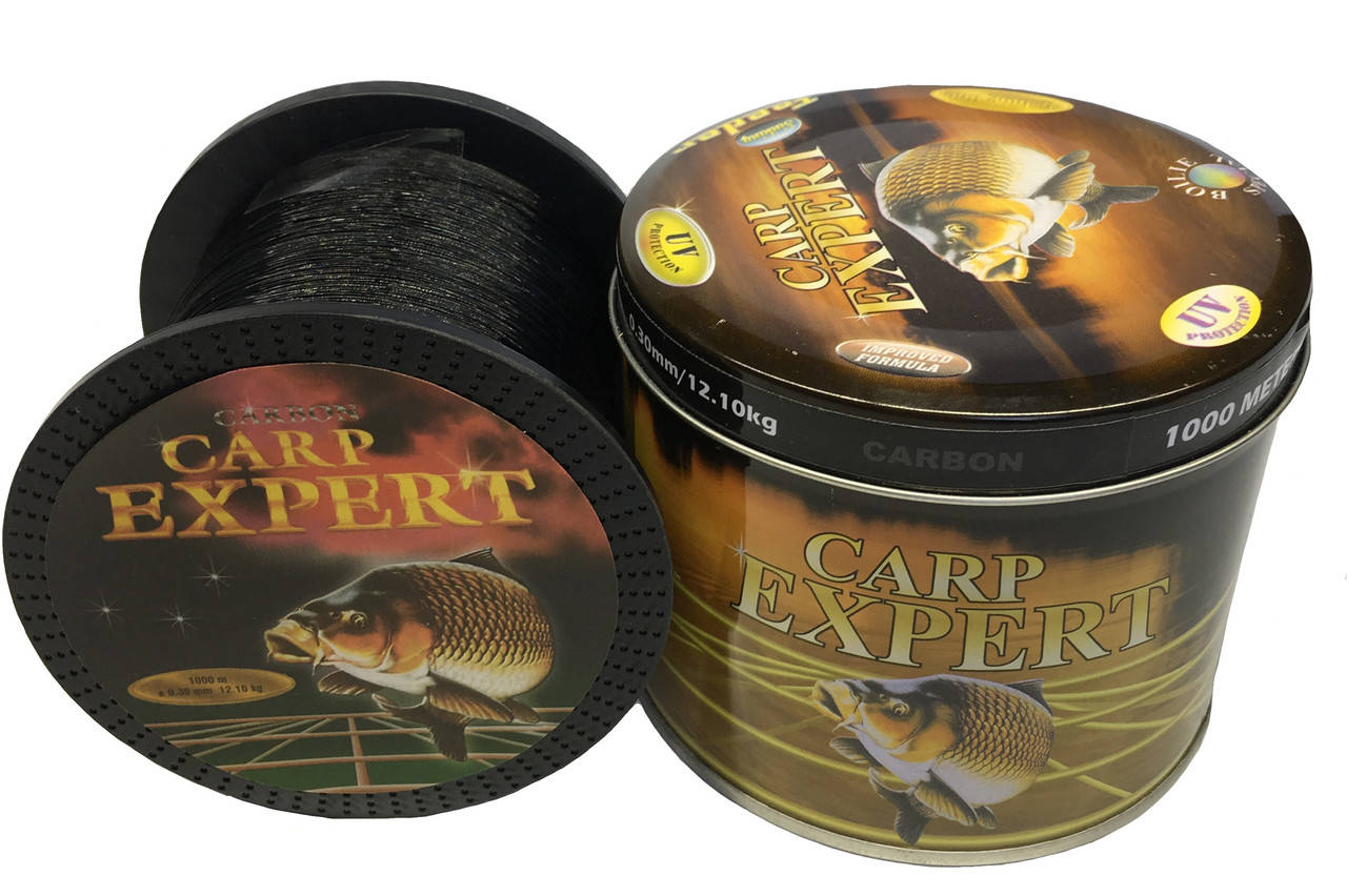 

Леска рыболовная Carp Expert Carbon 1000 м, Черный