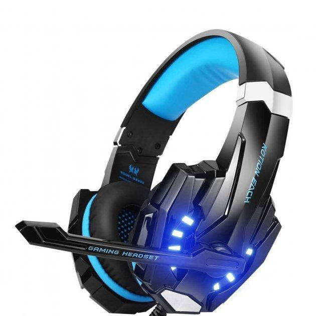 

Геймерские наушники Kotion Each G9000 с подсветкой (Черно-синий)
