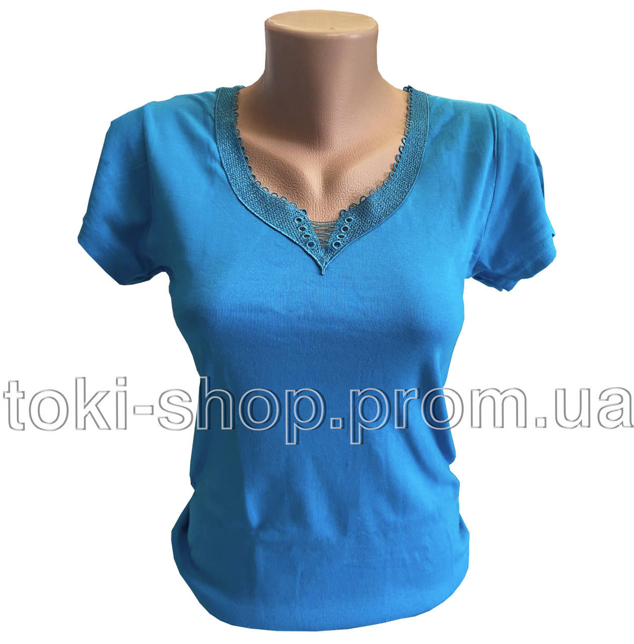 

Женская футболка Zeliha Турция 4XL, Синий