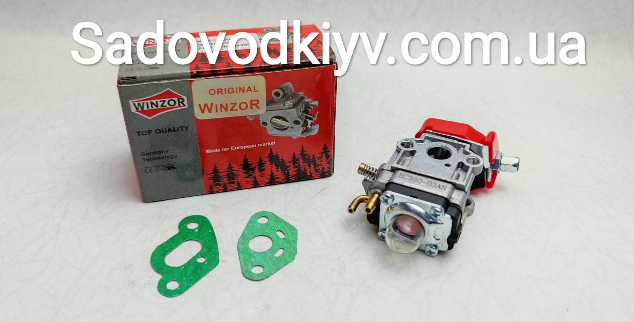 

Карбюратор для бензокосы WINZOR PRO SERIA "ANABA" 1E32F,34F,36F(малое отверстие)