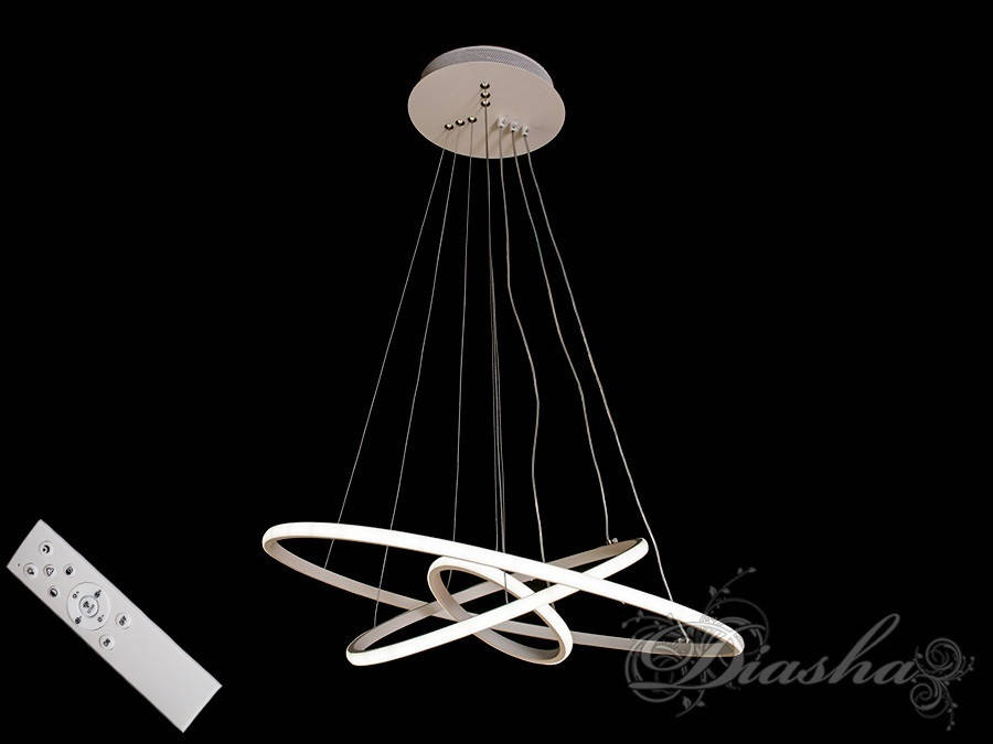 

Яркая диммируемая подвесная люстра MD9079-3AWH-600+400+200 dimmer