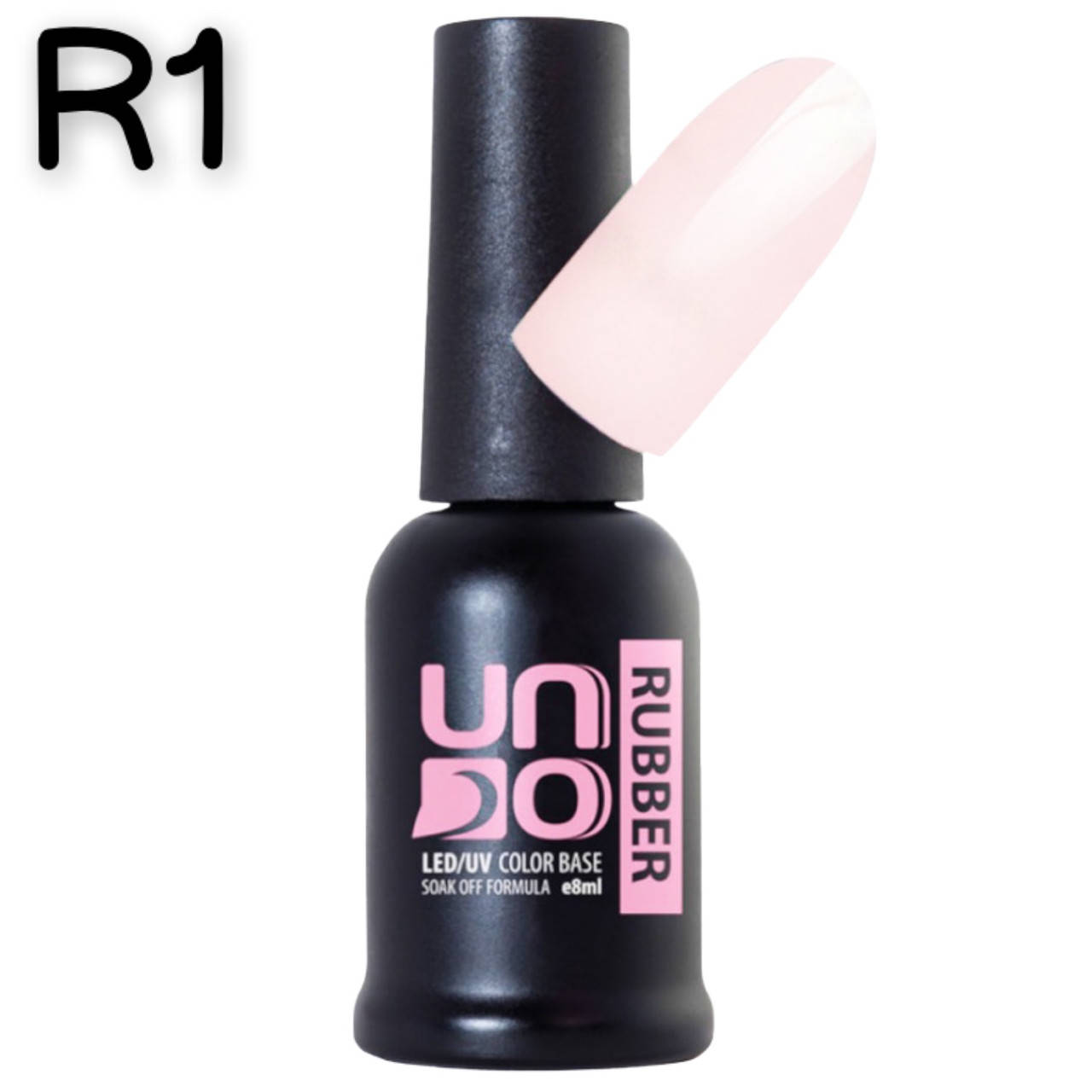 

UNO, Камуфлирующее базовое покрытие LED/UV Color Rubber Base, 8 мл. R1