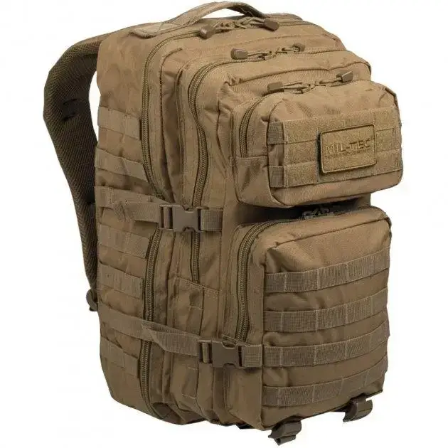 

РЮКЗАК ШТУРМОВОЙ MIL-TEC US ASSAULT PACK LASER CUT 36 Л, Койот