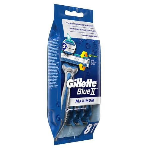 

Станки одноразовые Gillette Blue 2 Maximum, 8шт., Синий
