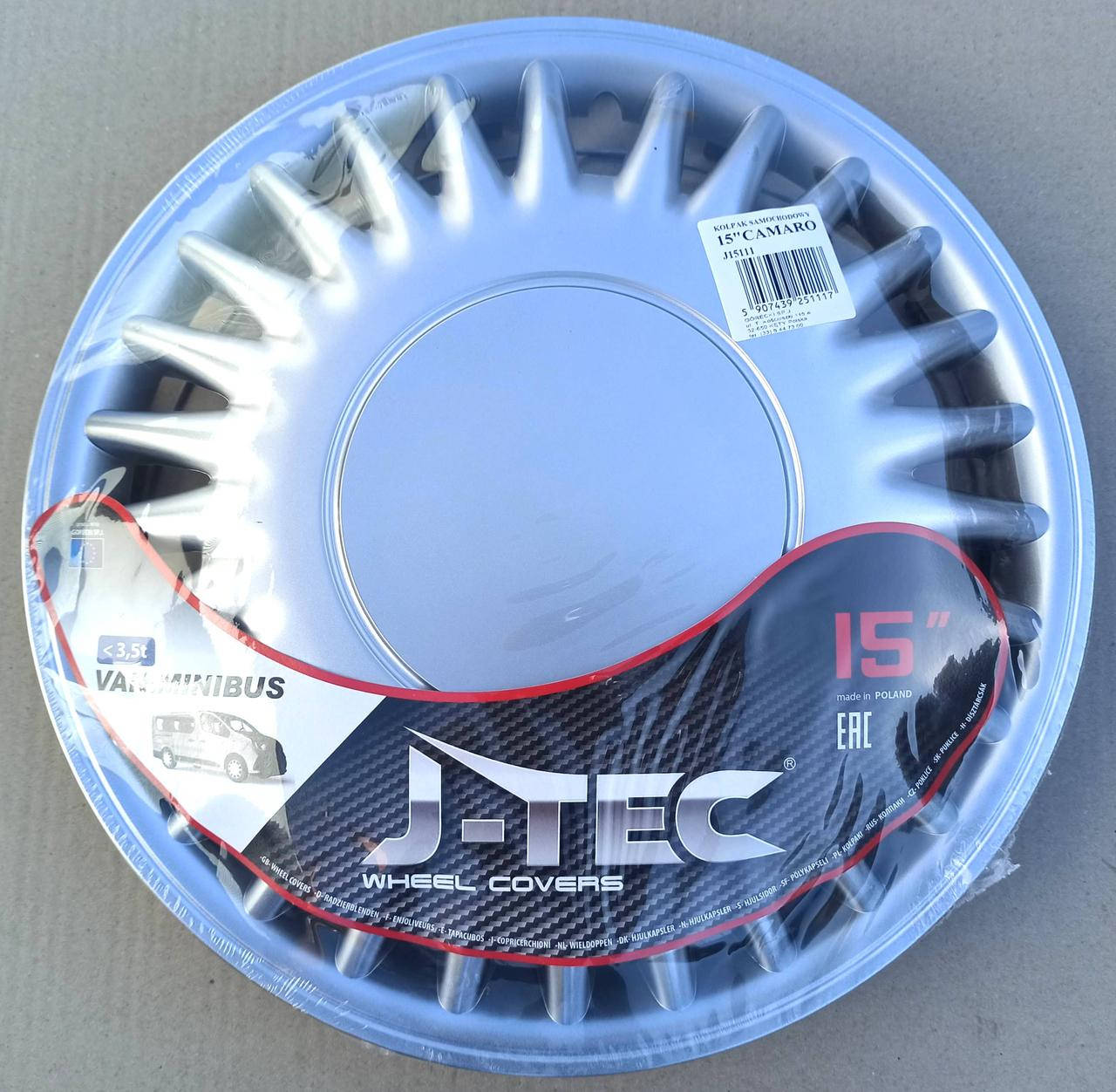 

Колпаки на колеса R15, Р15 J-Tec CAMARO для Sprinter