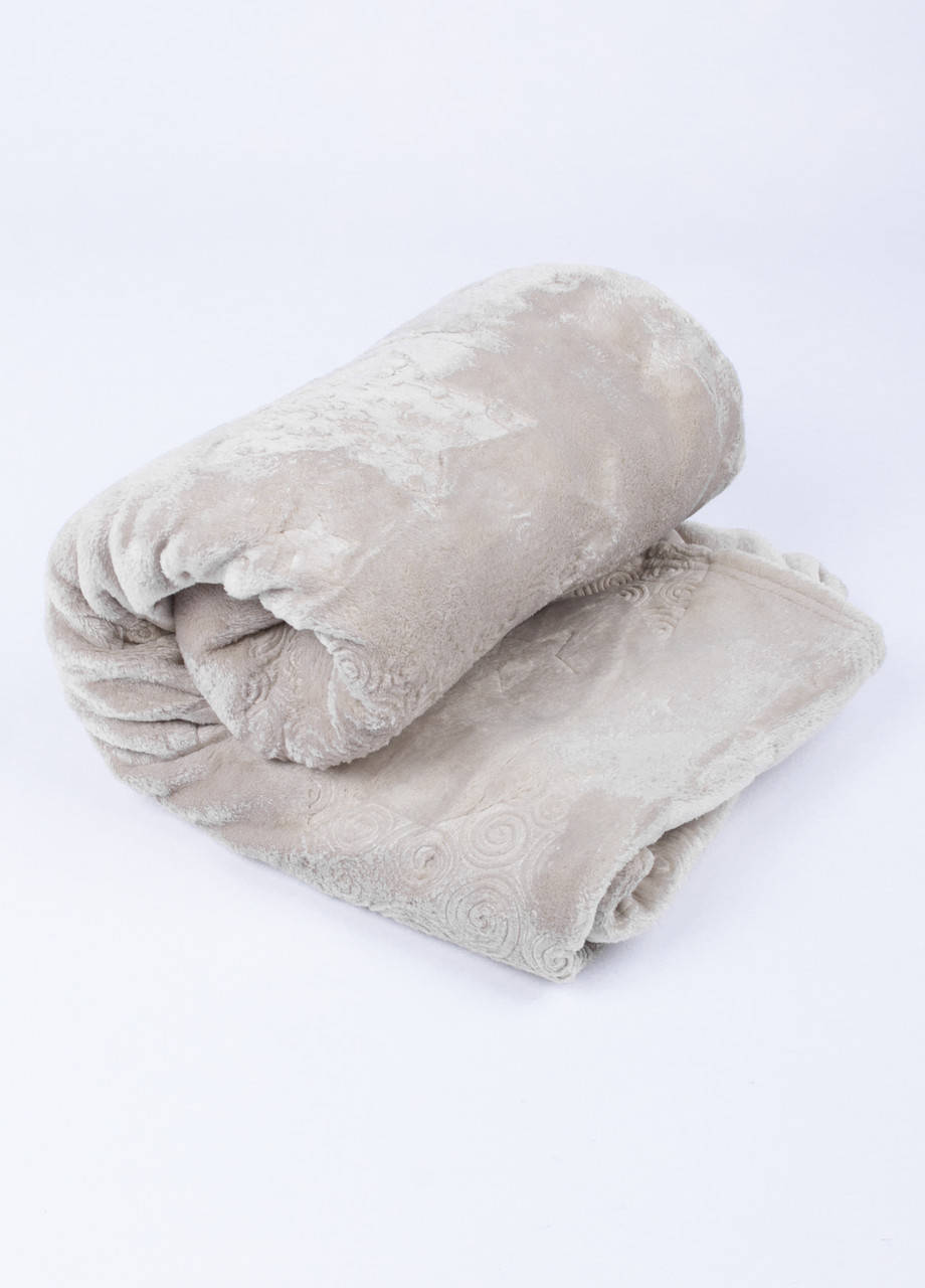 

Плед  однотонный , микрофибра 150x200см, Бежевый