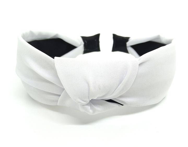 

Обруч в виде чалмы белый