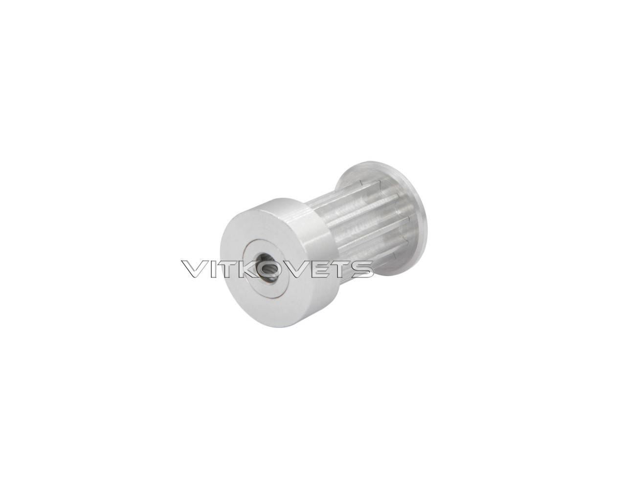 

Шкив HTD5M-10з-20ш с посадочным отверстием 6.35 мм, Серебристый