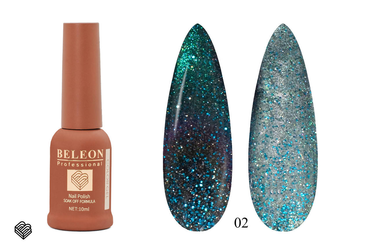 

Гель-лак BELEON 12D Peacock Cat Eye 10мл №02