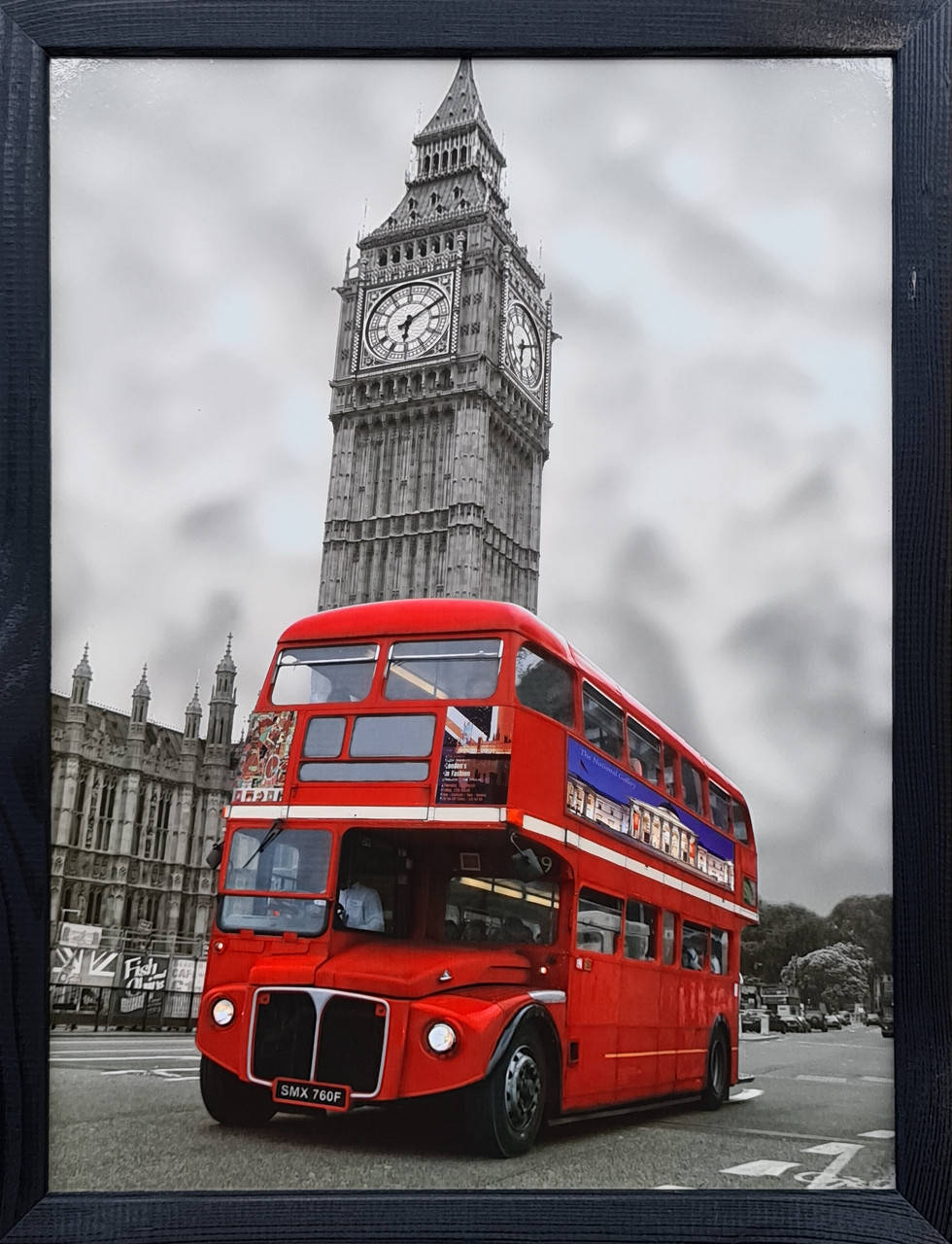 

Фотокартина в деревянной раме "London 2", 30х40 см