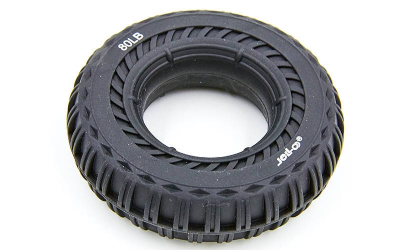 

Эспандер кистевой Кольцо (1шт) JELLO JLA470-80LB (силикон, нагрузка 80LB(36кг), черный)