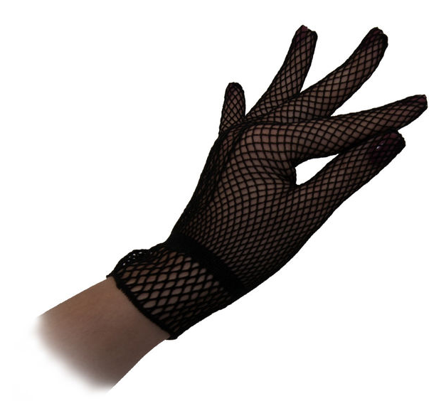 

Перчатки Гламур короткие (черные), Черный