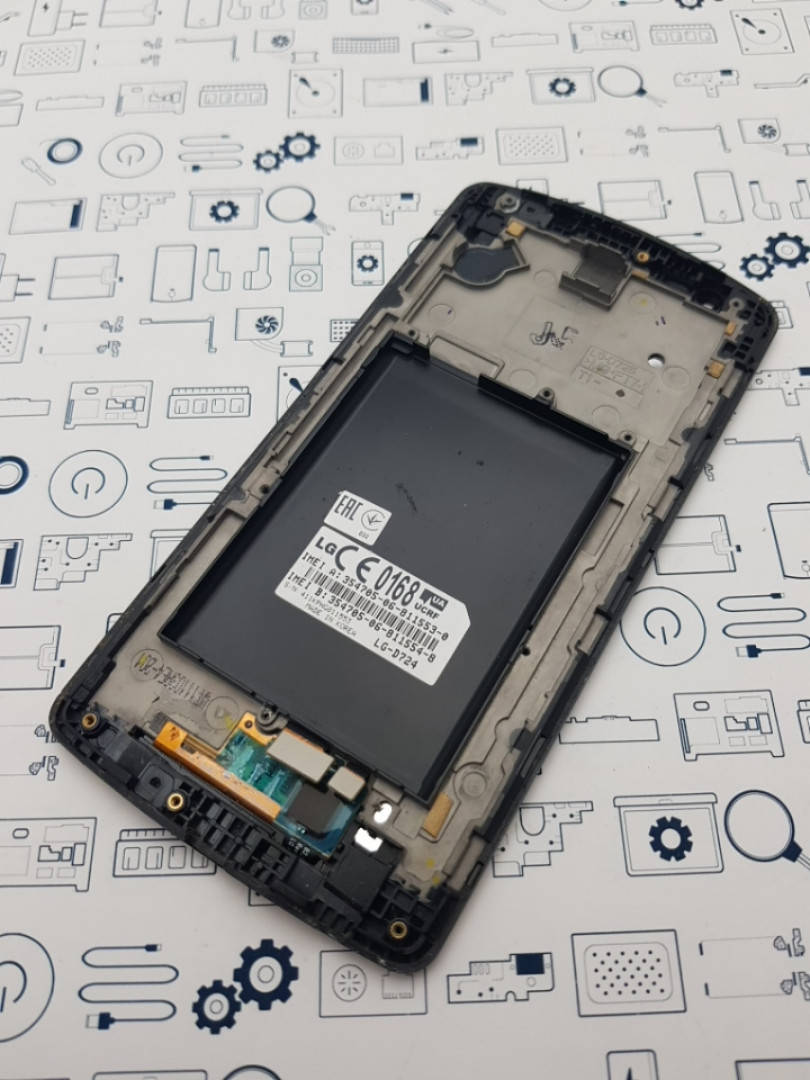 

Дисплей LG G3s D724 модуль белый Сервисный оригинал с разборки
