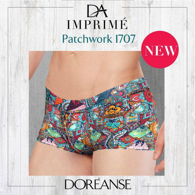 

Трусы-хипсы мужские Doreanse Patchwork 1707 Заниженная талия, M, хипсы, Разные цвета