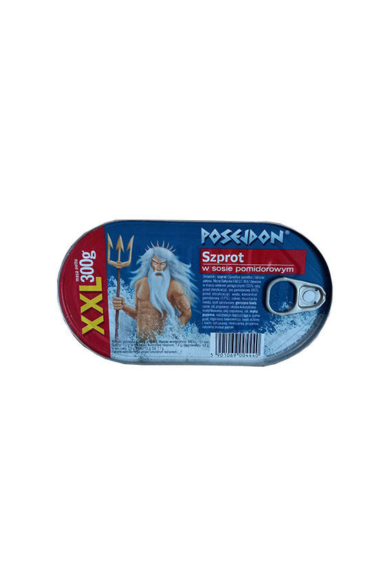 

Шпроты в томатном соусе Posejdon XXL 300 г Польша