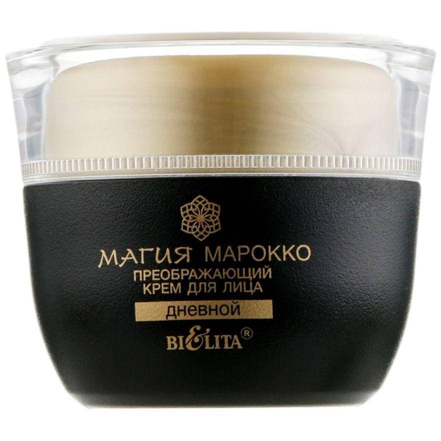 

Крем для лица "Преображающий" с экстрактами моринги и родиолы розовой дневной Bielita Магия Марокко, 50мл