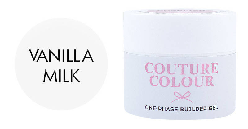 

Гель однофазный Couture color 1-phase Builder Gel Vanila milk 15 мл (11761Gu)