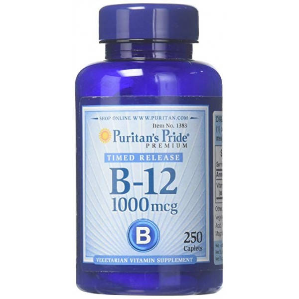 

Витамин B-12 1000 mcg Timed Release 250 капсул