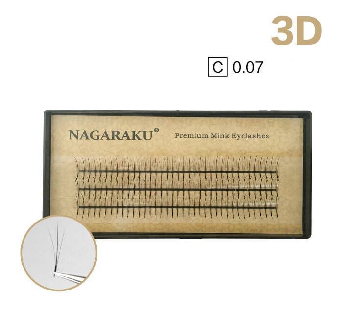 

Ресницы Nagaraku 3d С 0,07