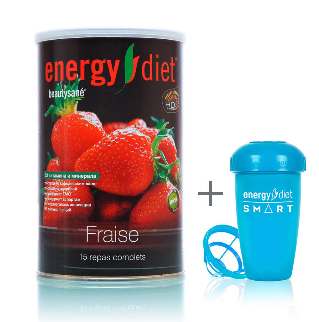 

Коктейль для похудения Energy Diet со вкусом Клубники питание в банке