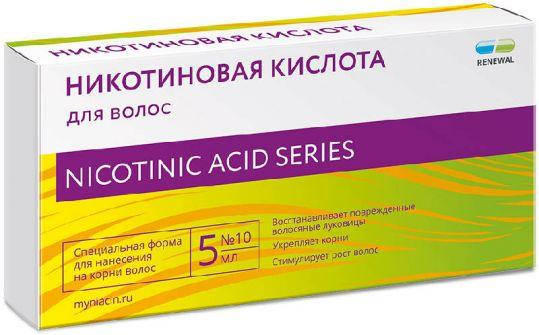

Никотиновая кислота для волос