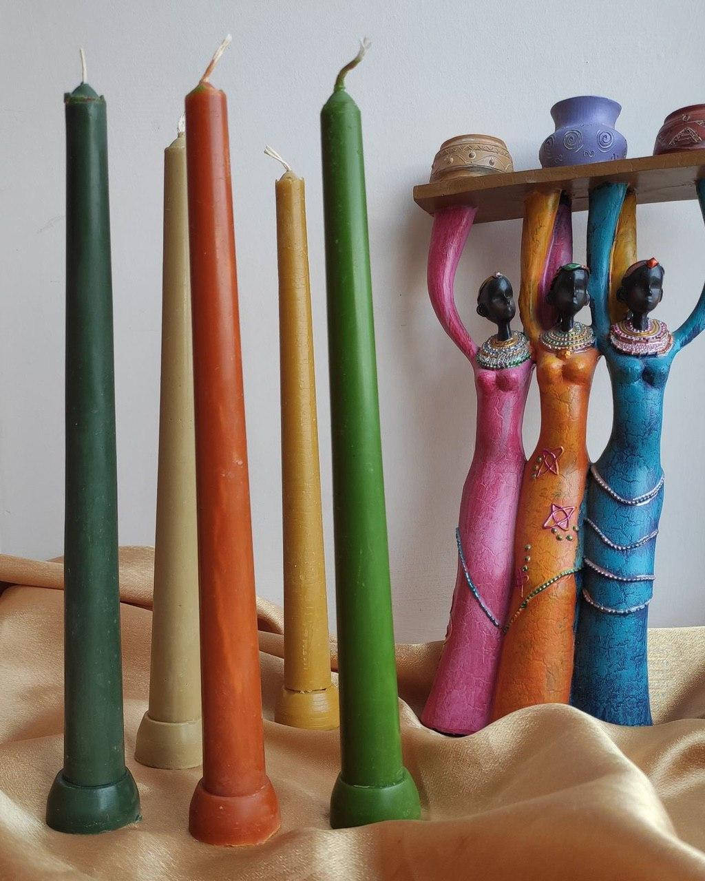 

Интерьерные свечи из пчелиного воска