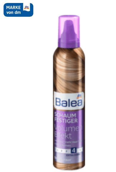 

Пена для волос объем Balea Power Volume Mousse 250 мл
