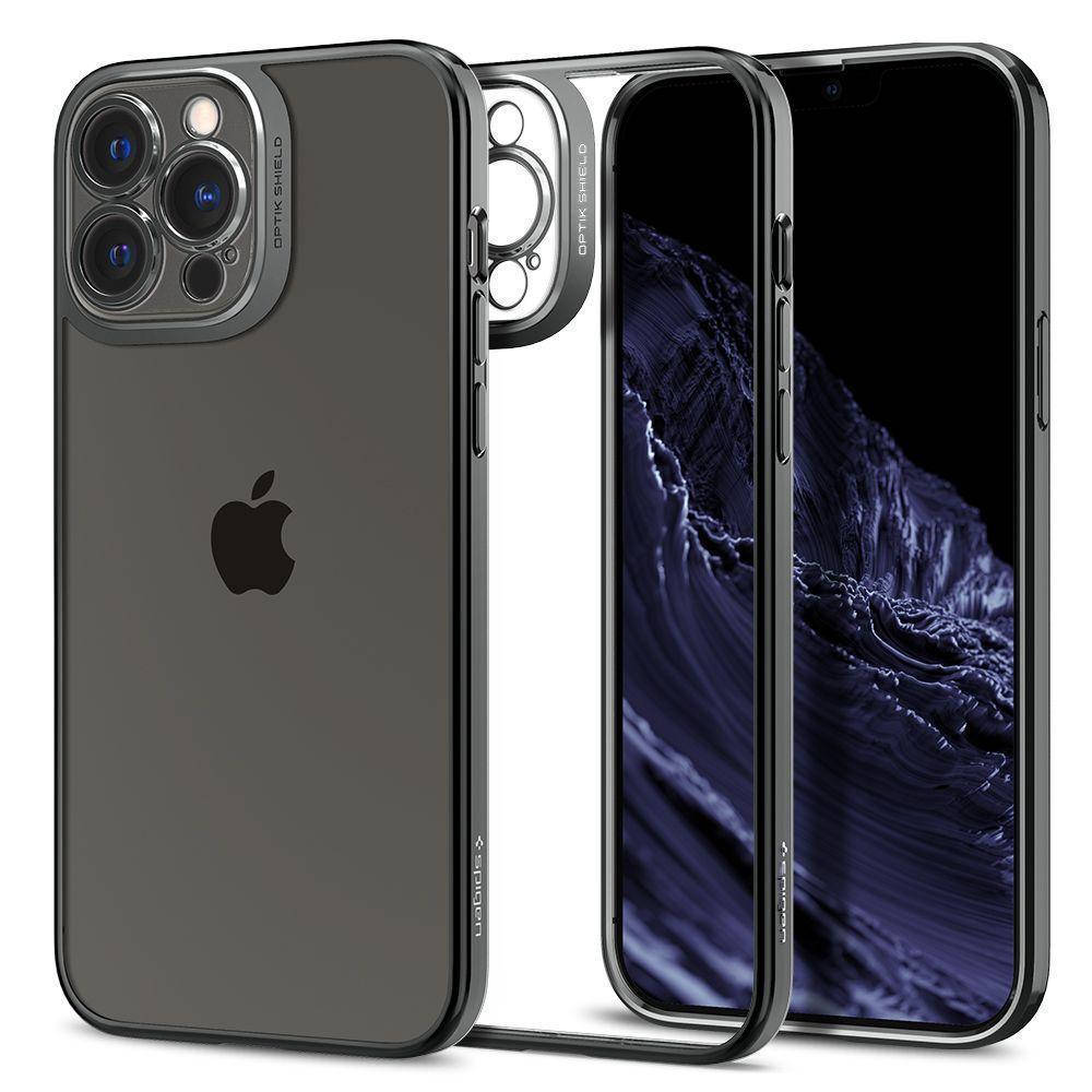 

Чехол Spigen Optik Crystal для iPhone 13 Pro Chrome Grey (ACS03288), Серый