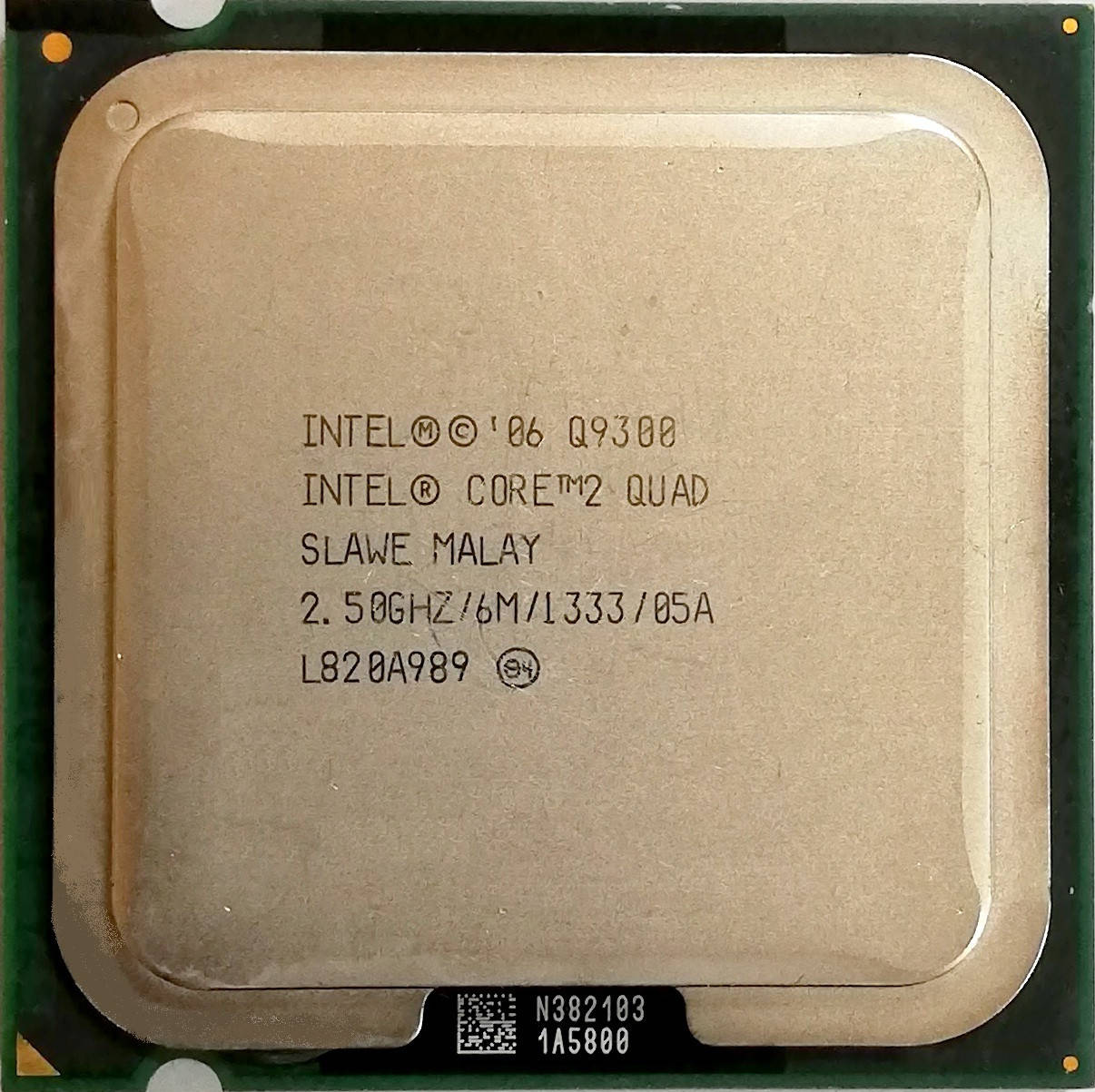 

Процессор Intel Core 2 Quad Q9300 M1 SLAWE 2.5GHz 6MB Cache 1333 MHz FSB Socket 775 Б/У