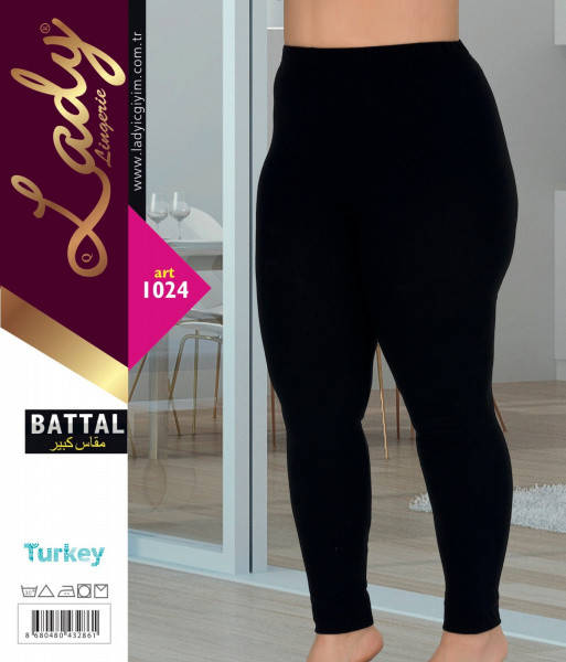 

Лосины женские больших размеров LADY LINGERIE 1024, Черный