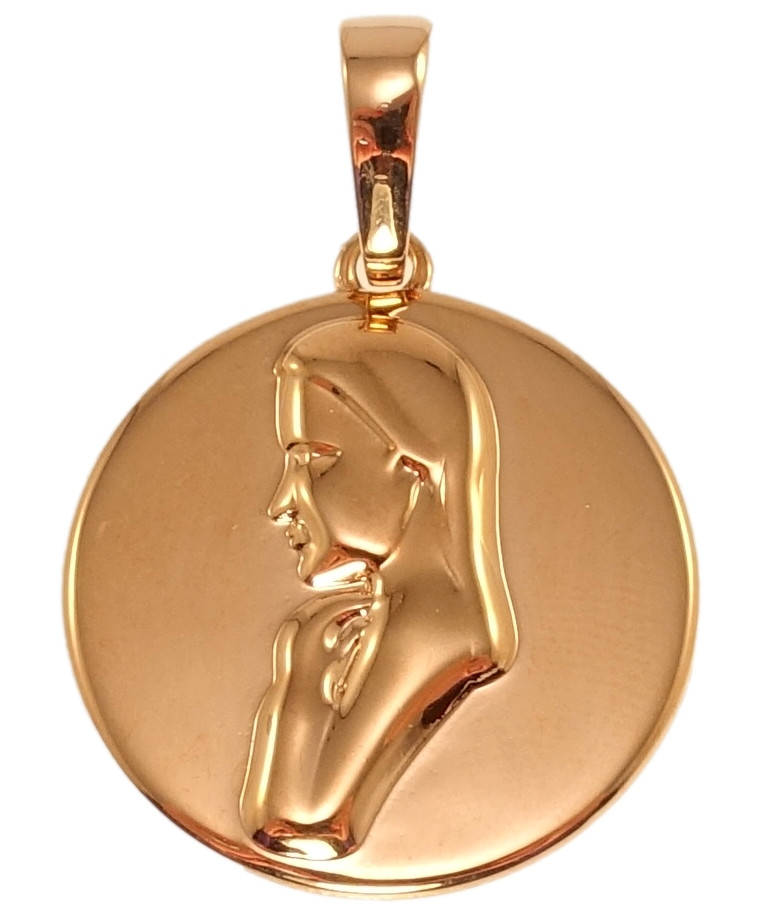 

Кулон Xuping Позолота РО "Ладанка Дева Мария Молись о Нас"