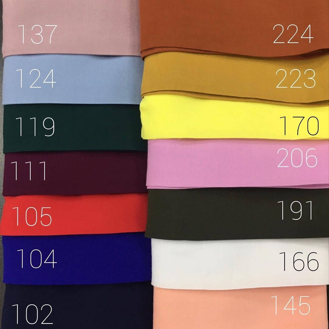 

Штапель однотонный