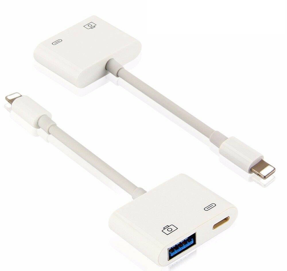 

Перехідник Аpple Lightning to OTG usb для iPhone, iPad (MK0W2), Белый